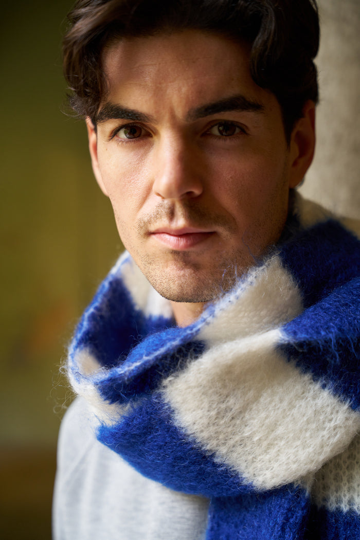 Elodie Les Tricot d'O striped scarf | M11 Shop