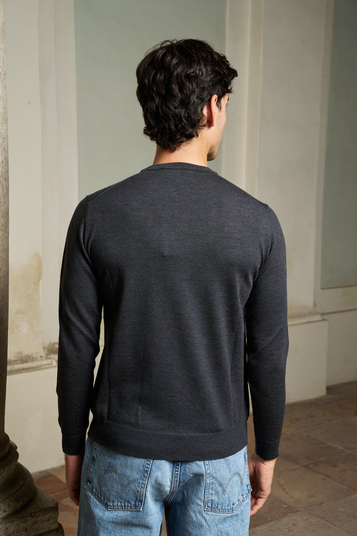 Maglia girocollo 100% lana merino Masq | M11 Shop