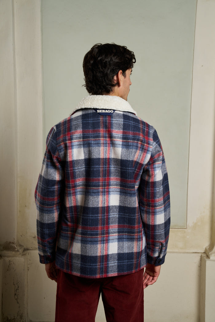 Sebago Ottercreek Check Sherpa Collar Jacket | M11 Shop