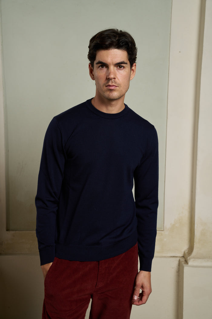 Maglia girocollo 100% lana merino Masq | M11 Shop