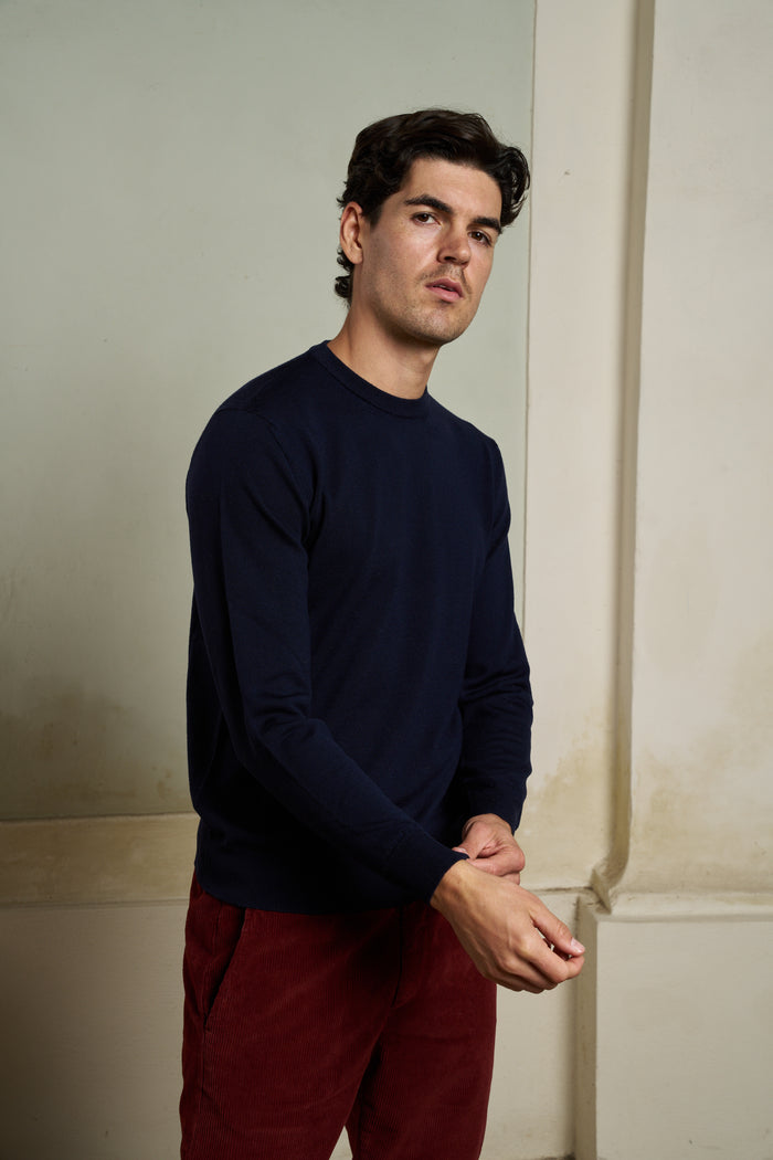 Maglia girocollo 100% lana merino Masq | M11 Shop