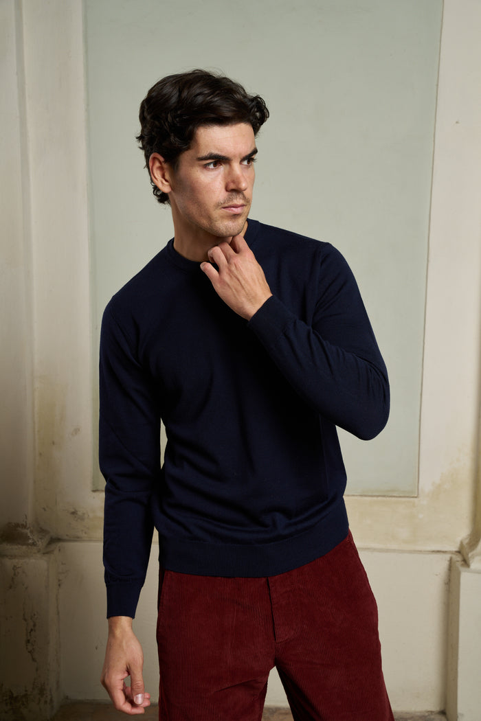 Maglia girocollo 100% lana merino Masq | M11 Shop