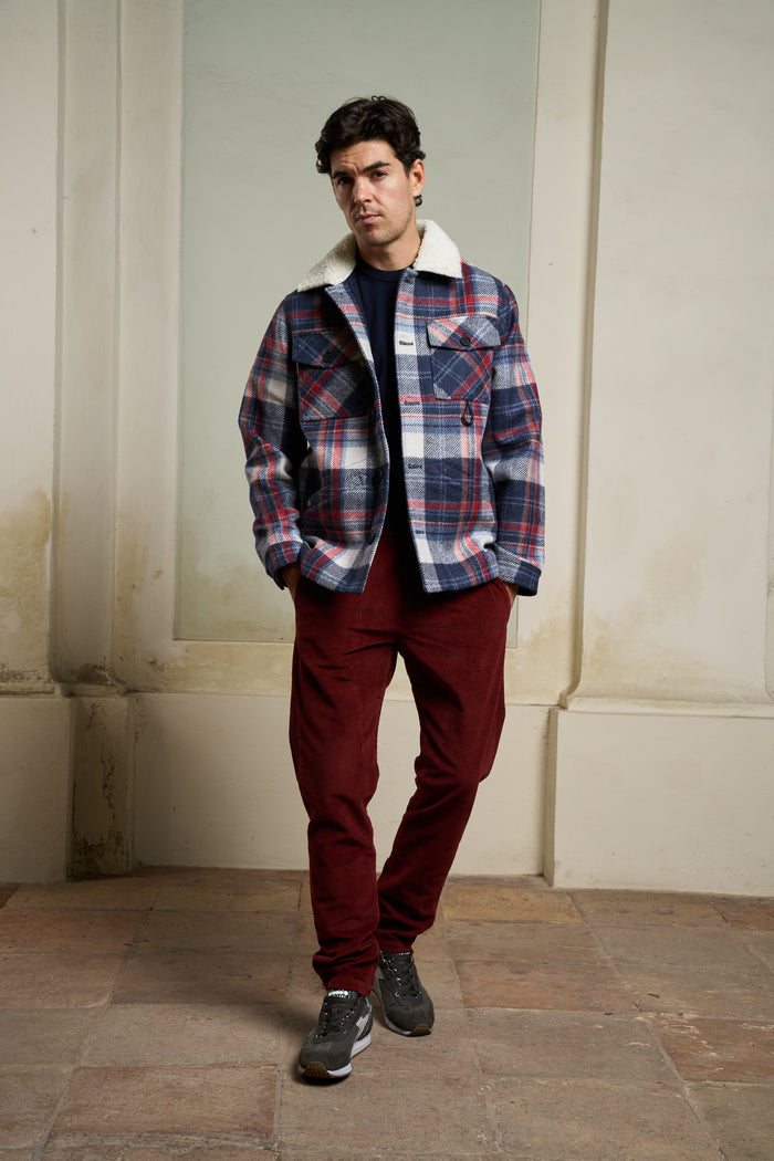 Sebago Ottercreek Check Sherpa Collar Jacket | M11 Shop