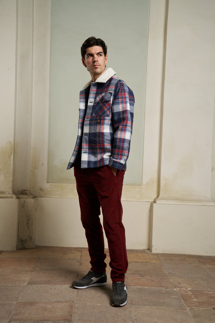 Sebago Ottercreek Check Sherpa Collar Jacket | M11 Shop