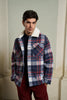 Giacca con collo sherpa Ottercreek check Sebago | M11 Shop