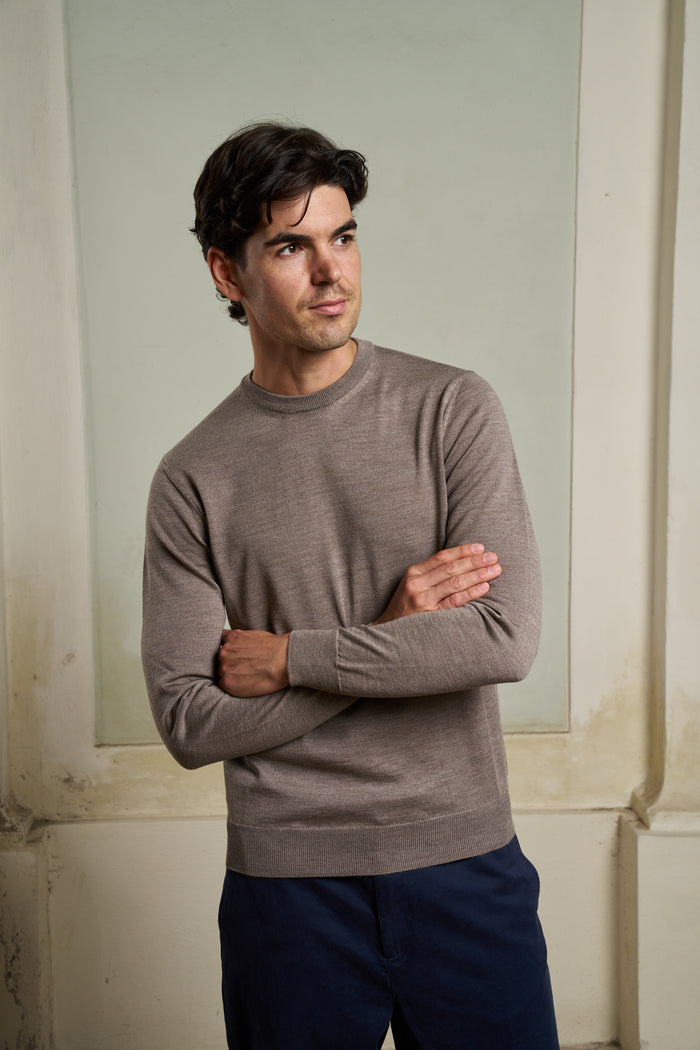 Maglia girocollo 100% lana merino Masq | M11 Shop