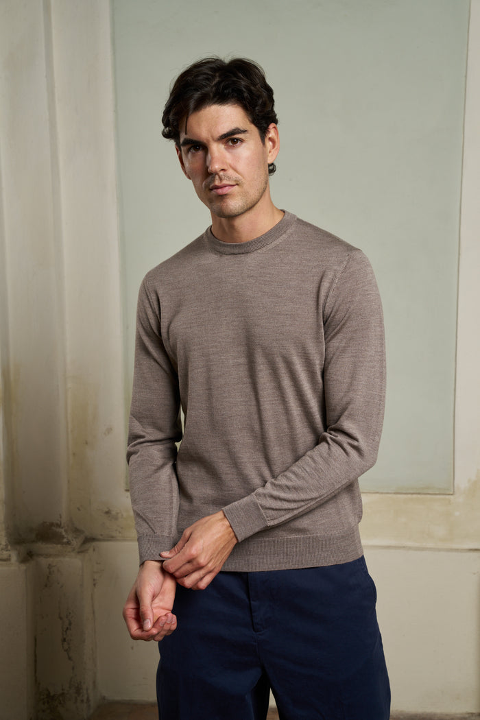 Maglia girocollo 100% lana merino Masq | M11 Shop