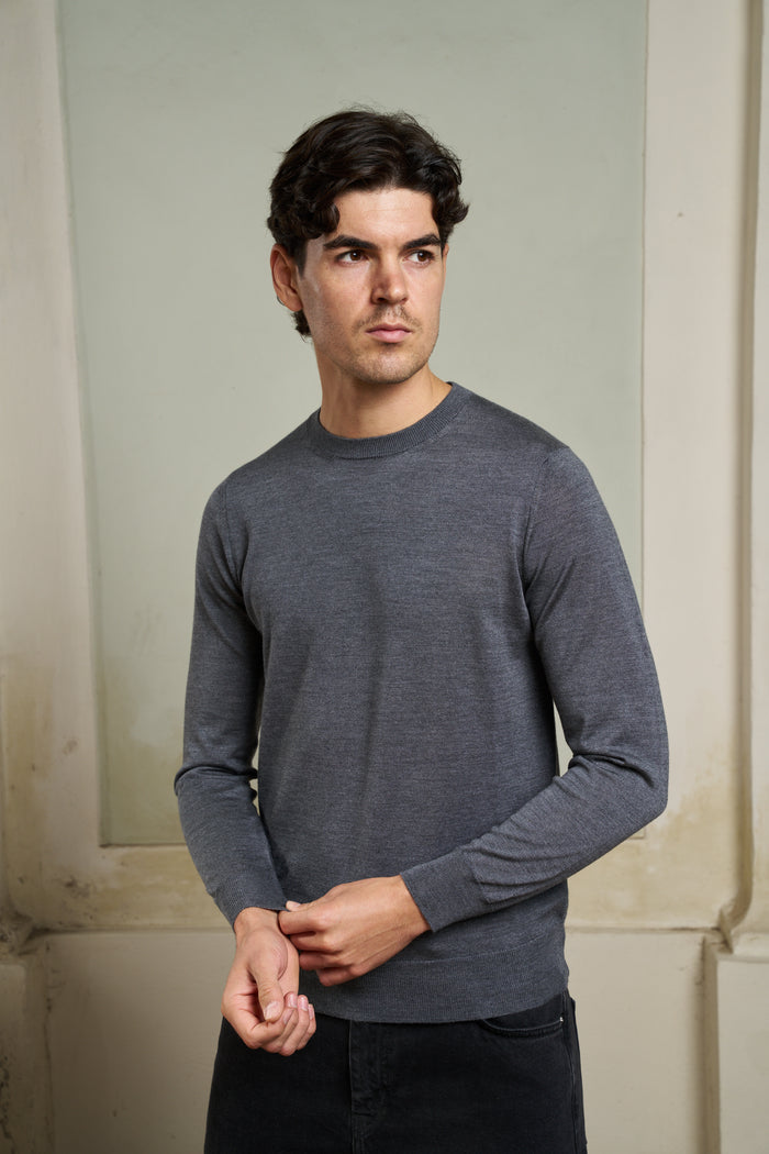 Maglia girocollo lana e seta Masq | M11 Shop