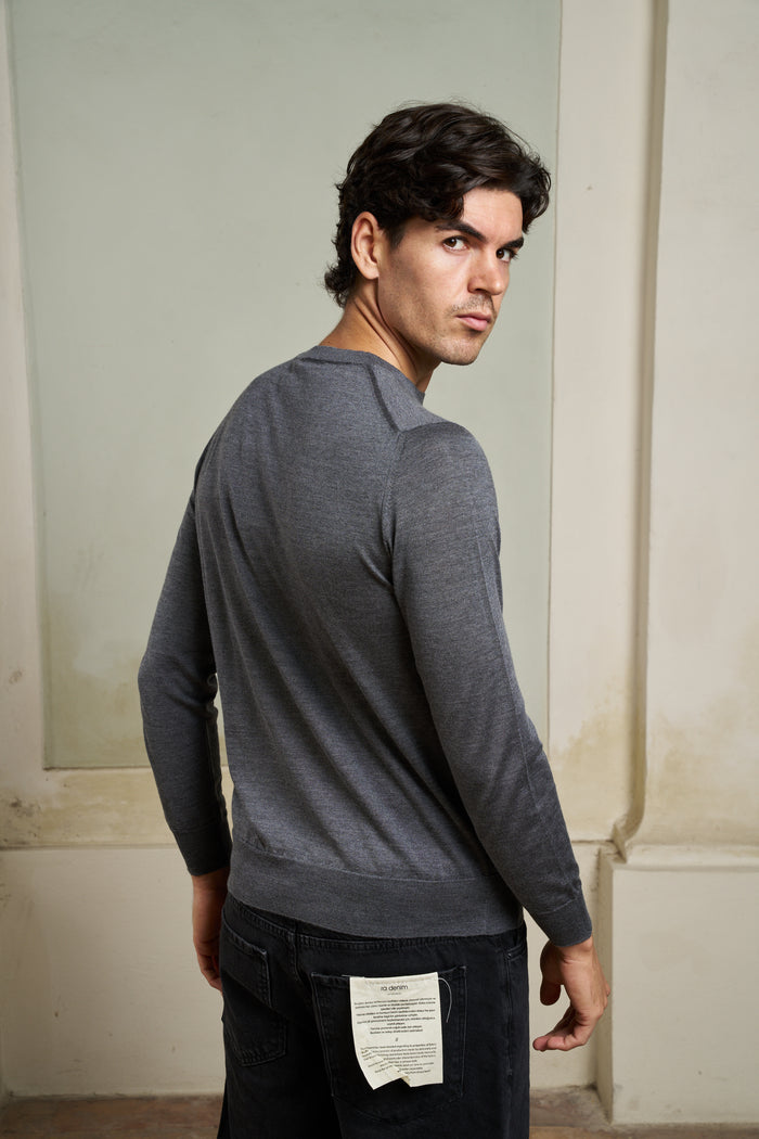 Maglia girocollo lana e seta Masq | M11 Shop