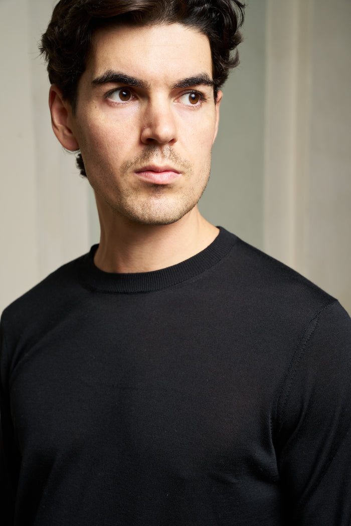 Maglia girocollo lana e seta Masq | M11 Shop