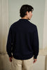 Cardigan con collo a polo 100% lana merino Masq | M11 Shop