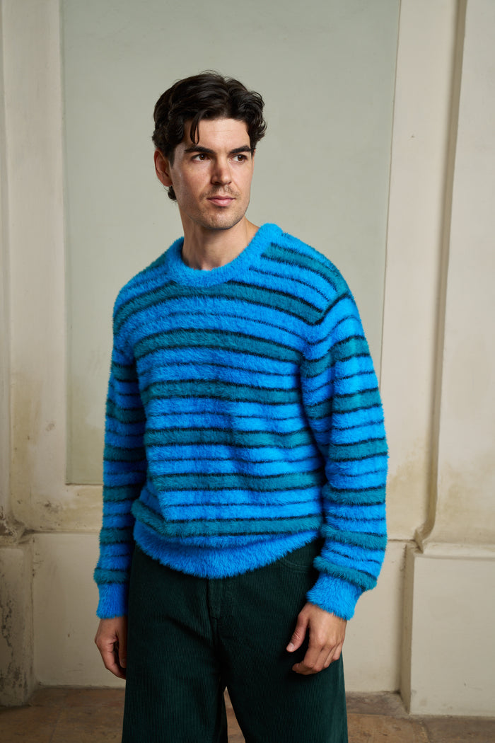 Maglione Striped Hairy Edwin | M11 Shop