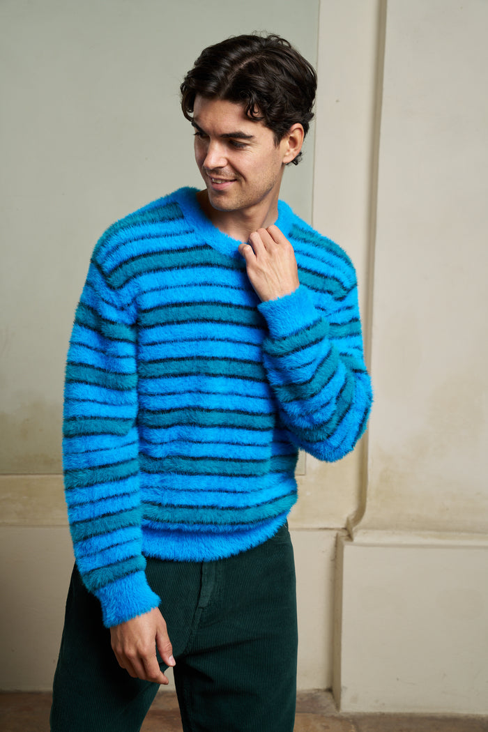 Maglione Striped Hairy Edwin | M11 Shop