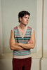 In The Box Jacquard Pattern Knit Vest | M11 Shop