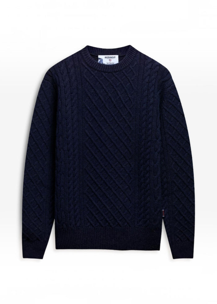 Sebago Flemish Irish cable-knit wool sweater | M11 Shop