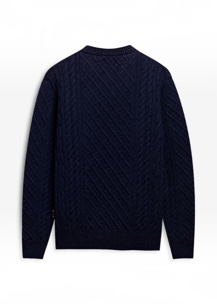 Sebago Flemish Irish cable-knit wool sweater | M11 Shop