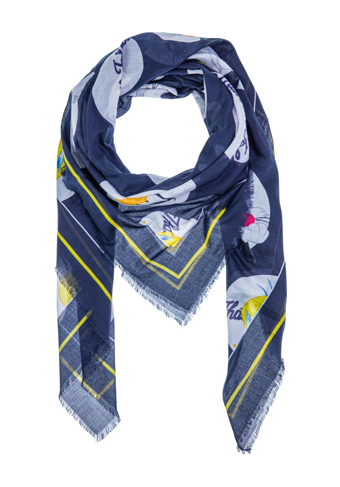 Foulard quadrato 100% cotone Princess goes Hollywood | M11 Shop