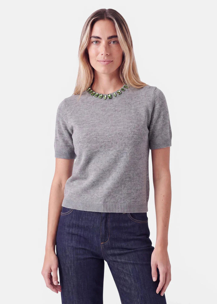 Pullover a maniche corte con applicazioni Princess goes Hollywood - Prodotti non in sconto | M11 Shop