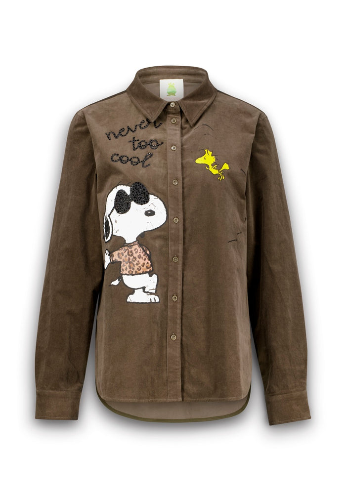 Camicia in velluto Snoopy Princess goes Hollywood | M11 Shop