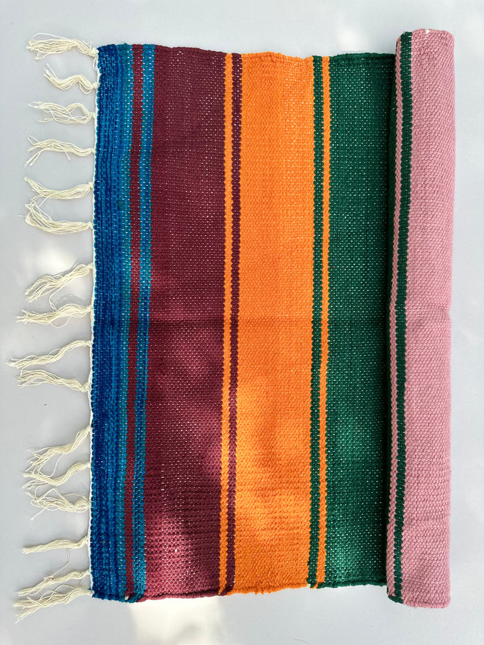 Tappeto multicolore in cotone Puebco | M11 Shop