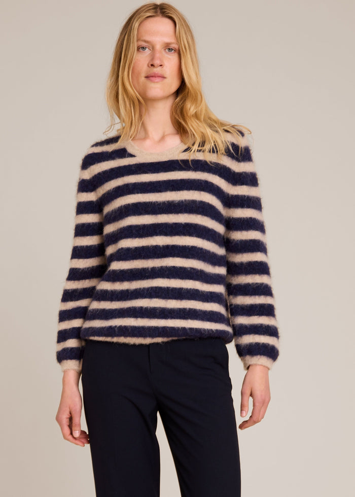 Maglione a righe in alpaca Lilly Sibinlinnebjerg | M11 Shop