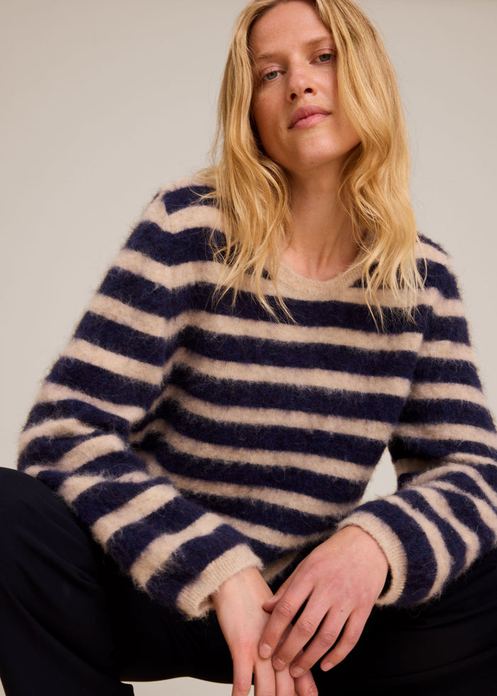 Maglione a righe in alpaca Lilly Sibinlinnebjerg | M11 Shop