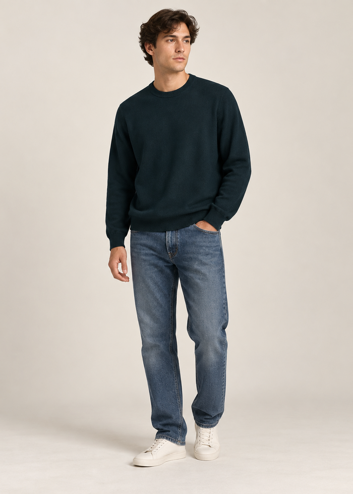 The Pull 100% virgin wool long-sleeved crew neck | M11 Shop