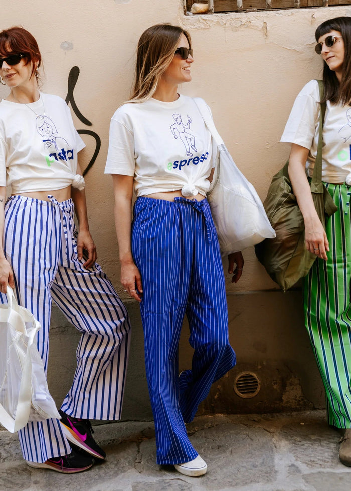 Pantaloni a righe Puebco - Saldi | M11 Shop