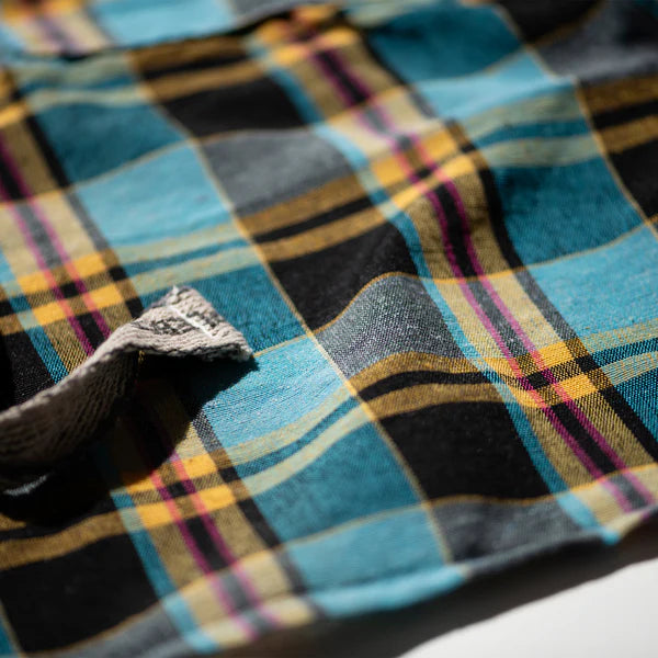 Grembiule a quadri in cotone reciclato Puebco | M11 Shop