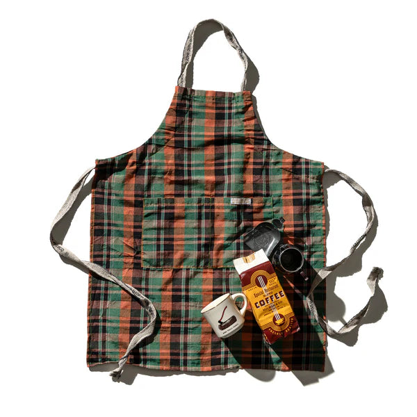 Puebco Recycled Cotton Check Apron | M11 Shop