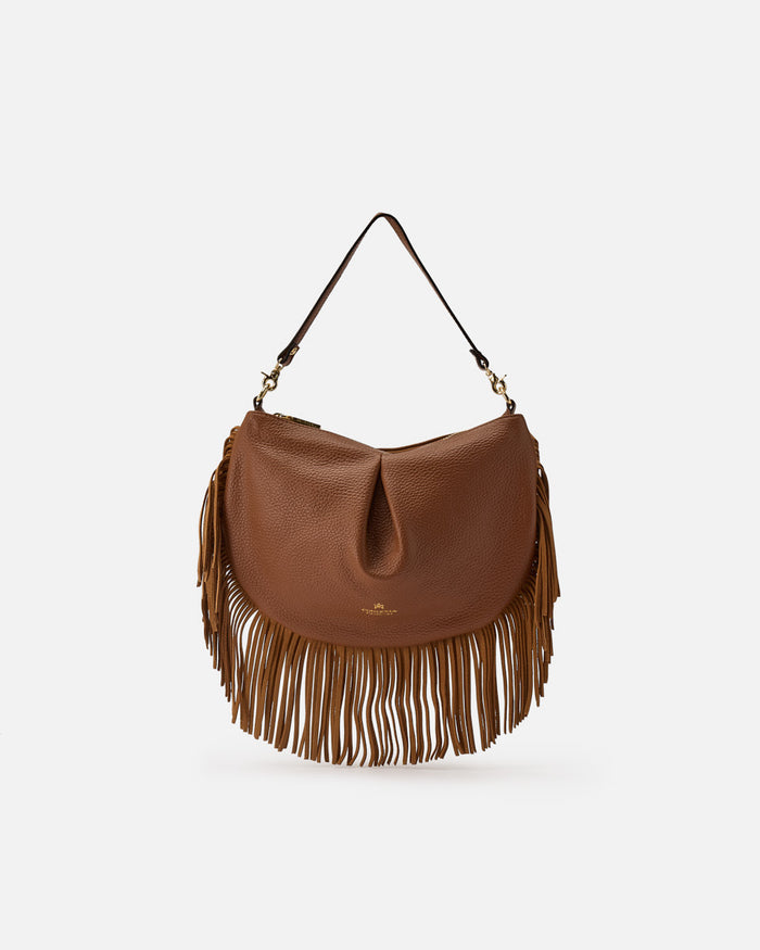 Emma maxi folk con frange Cuoieria Fiorentina | M11 Shop