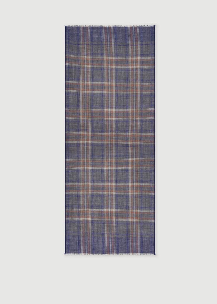 Sciarpa da uomo in lana tartan Hartford | M11 Shop