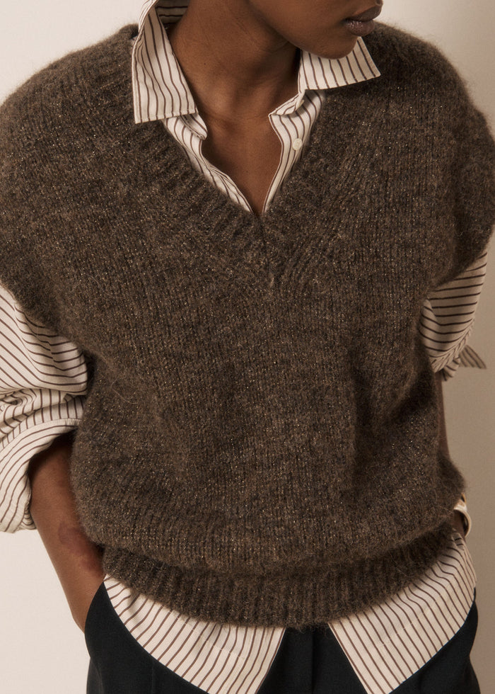Maglione da donna in lana di alpaca e merino Miora | M11 Shop