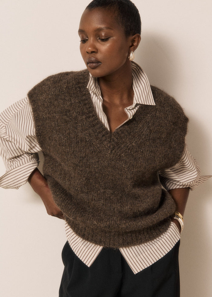Maglione da donna in lana di alpaca e merino Miora | M11 Shop