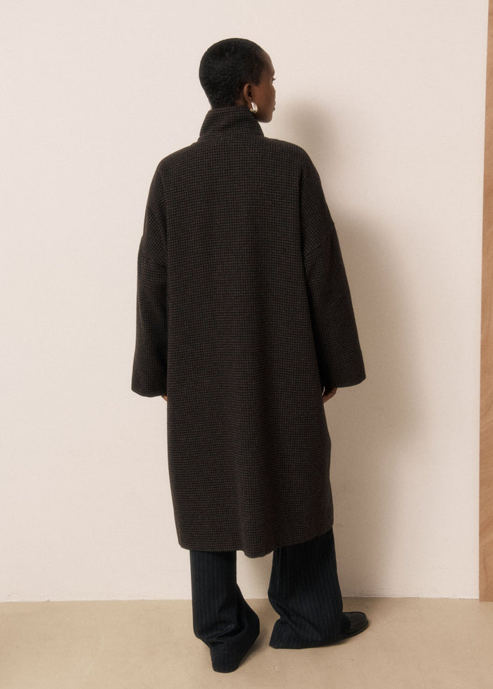 Cappotto da donna in tweed pied-de-poule Vito Hartford | M11 Shop