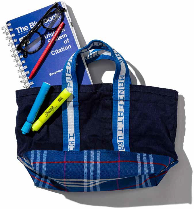 Borsa tote in cotone a quadri con cerniera Edizione limitata Puebco | M11 Shop