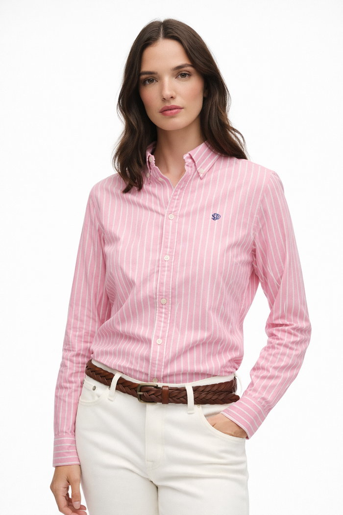 Camicia a maniche lunghe Oxford Slim Superdry | M11 Shop