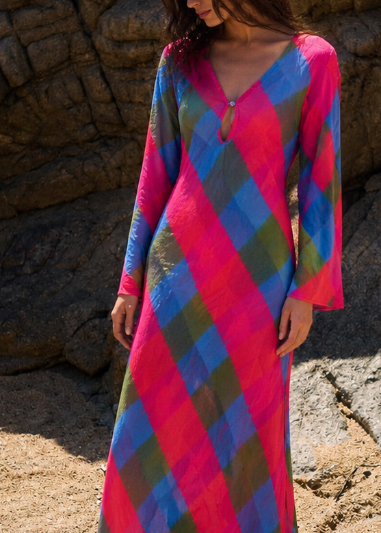 Bies Babbaki dress with front/back V-neck | M11 Shop