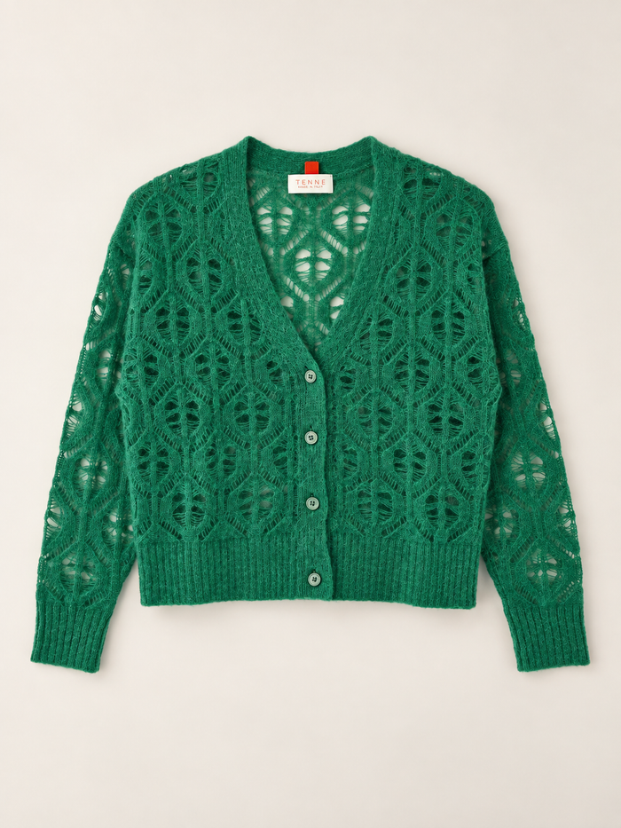 Cardigan a V in alpaca Gigi Tennè the Label | M11 Shop