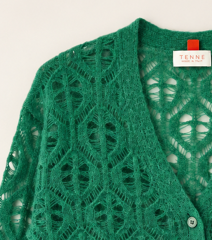 Gigi Tennè the Label V-neck alpaca cardigan | M11 Shop