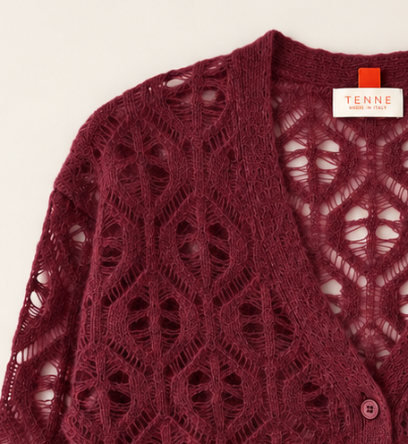 Cardigan a V in alpaca Gigi Tennè the Label | M11 Shop