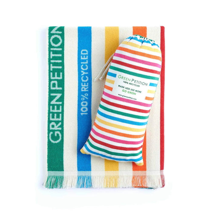 Delmor Green Petition beach towel | M11 Shop