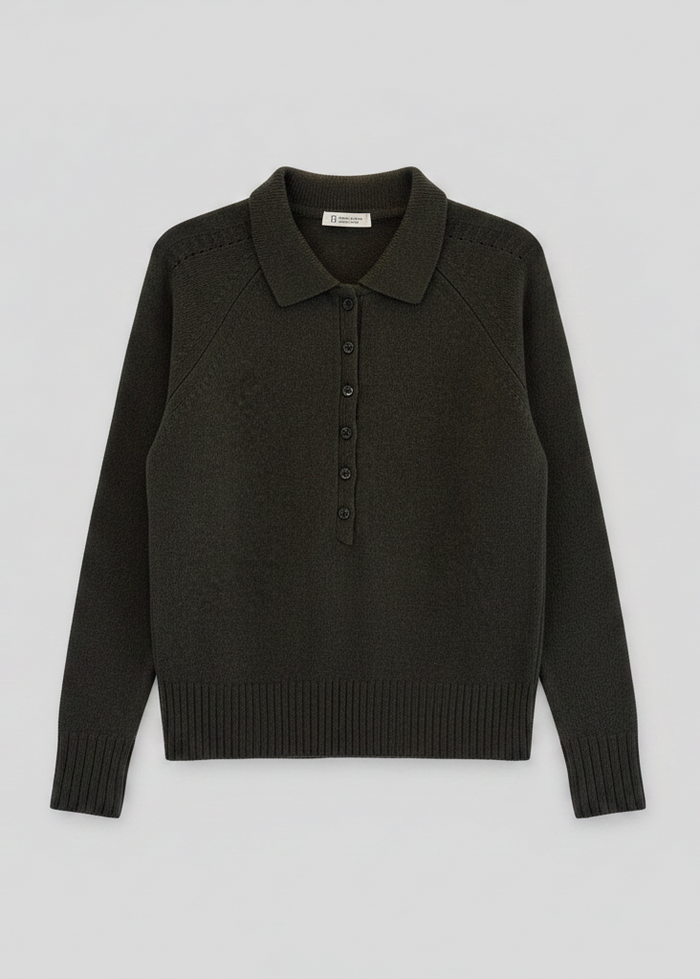 Maglia a polo in lana Demetra Rifò | M11 Shop