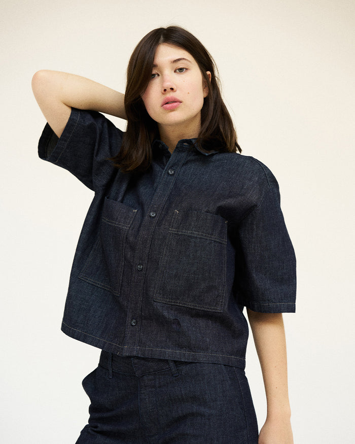 Camicia di jeans W Delme SS Edwin | M11 Shop