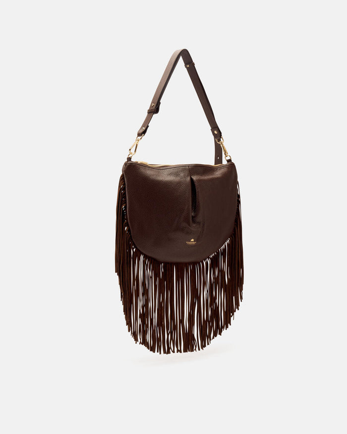 Emma maxi folk con frange Cuoieria Fiorentina | M11 Shop