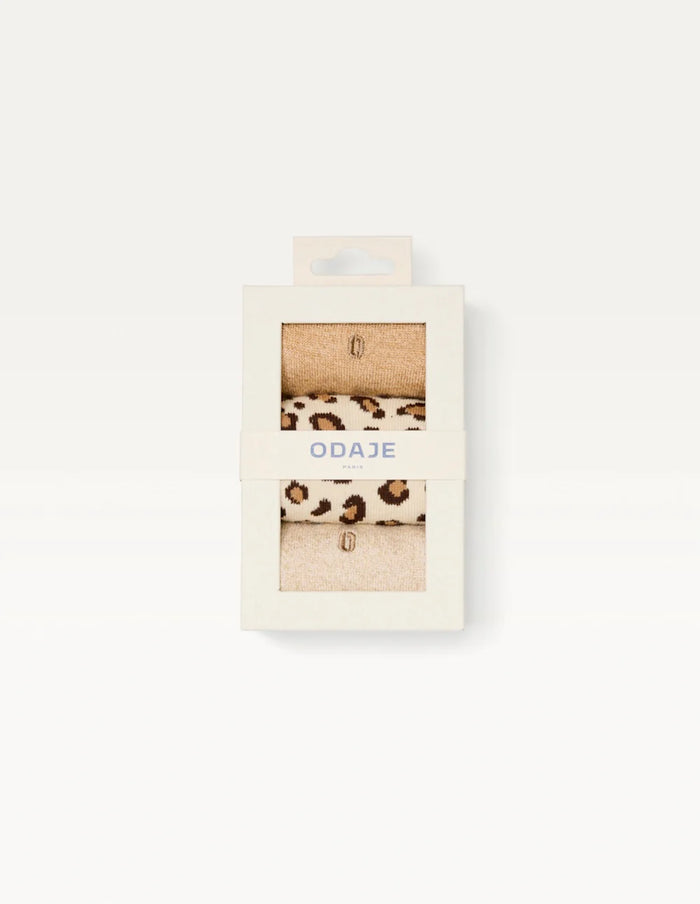 Confezione da 3 calzini con glitter M. Moustache | M11 Shop