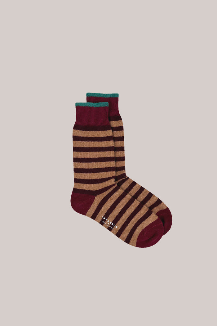 Calze da donna a righe in cashmire In The Box | M11 Shop