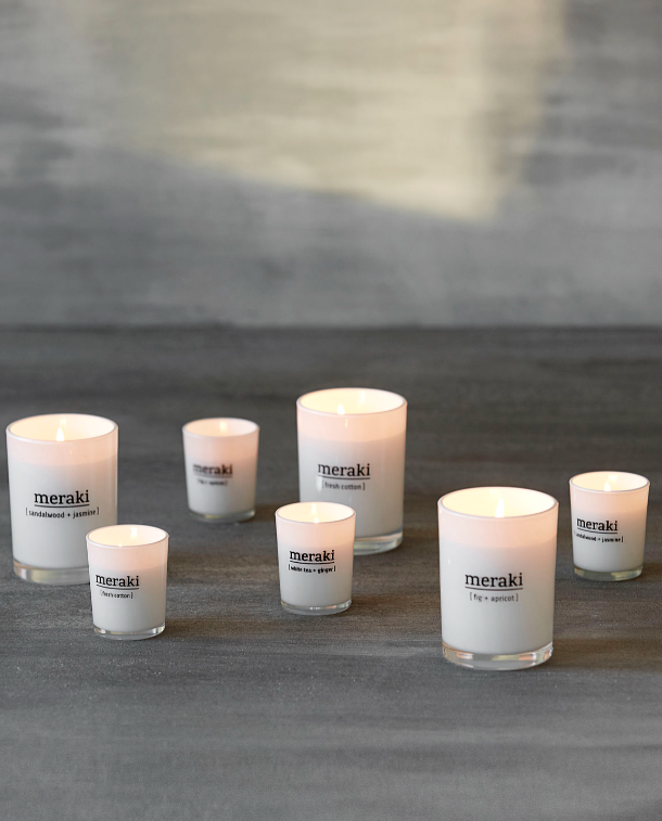 Meraki Fresh Cotton Scented Candle | M11 Shop