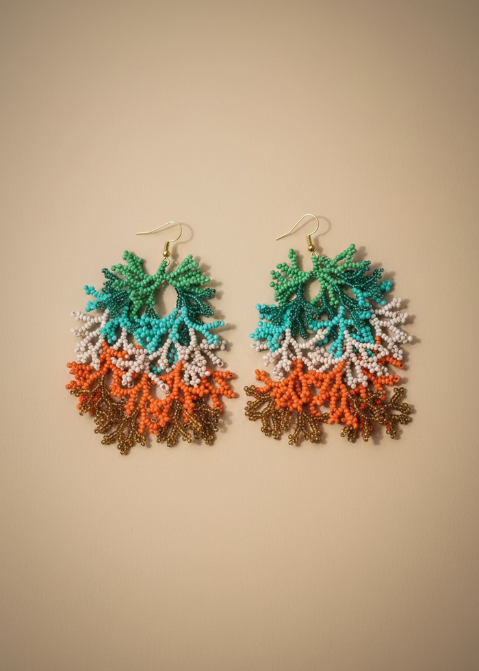 Orecchini Corallo grandi Knowmad | M11 Shop