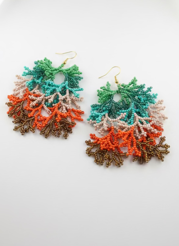 Orecchini Corallo grandi Knowmad | M11 Shop